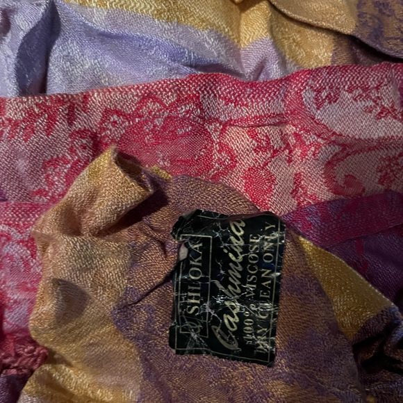 Colorful Patchwork Scarf - Picture 3 of 3